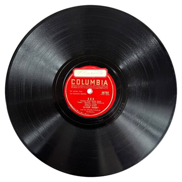 Xavier Cugat Prisionero Del Mar 10 Inch Shellac 78 RPM Columbia 36752 Vintage - Picture 3 of 4